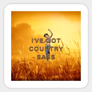 Country Sass Sticker